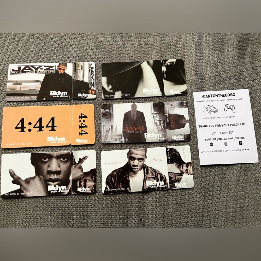 Brooklyn Public Library Book Of Hov Exhibit Card Jay Z
